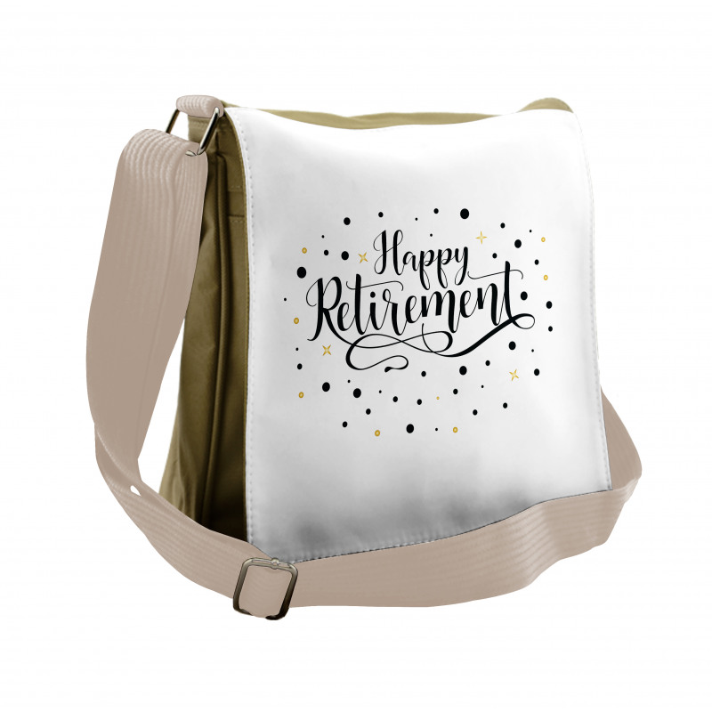 Hand-Written Phrase Messenger Bag