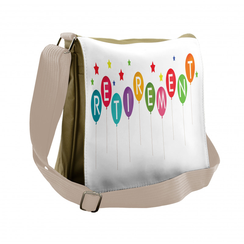 Balloons and Stars Messenger Bag