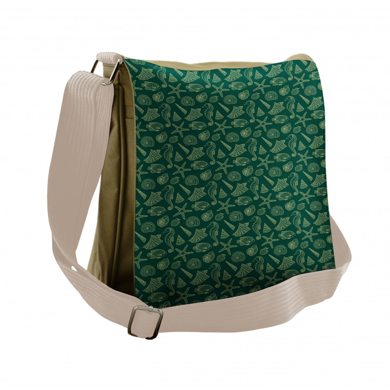 Exotic Ocean Inhabitants Messenger Bag