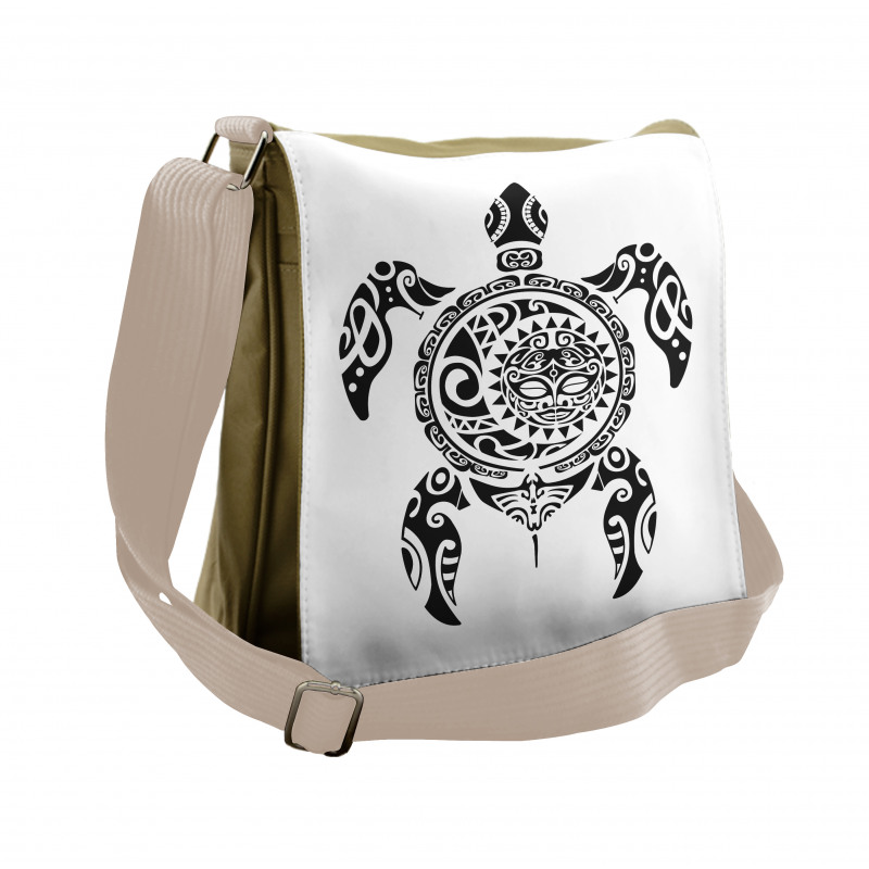 Hawaiian Maori Animal Messenger Bag