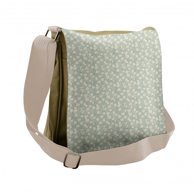 Pastel Gourd Field Pattern Messenger Bag