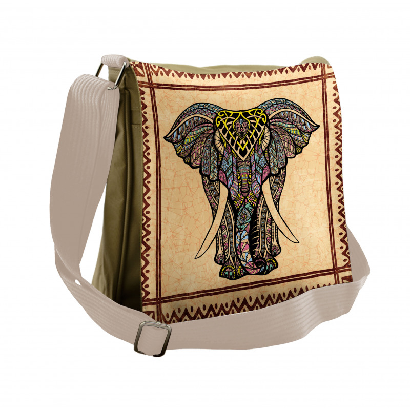 Colorful Animal Design Messenger Bag