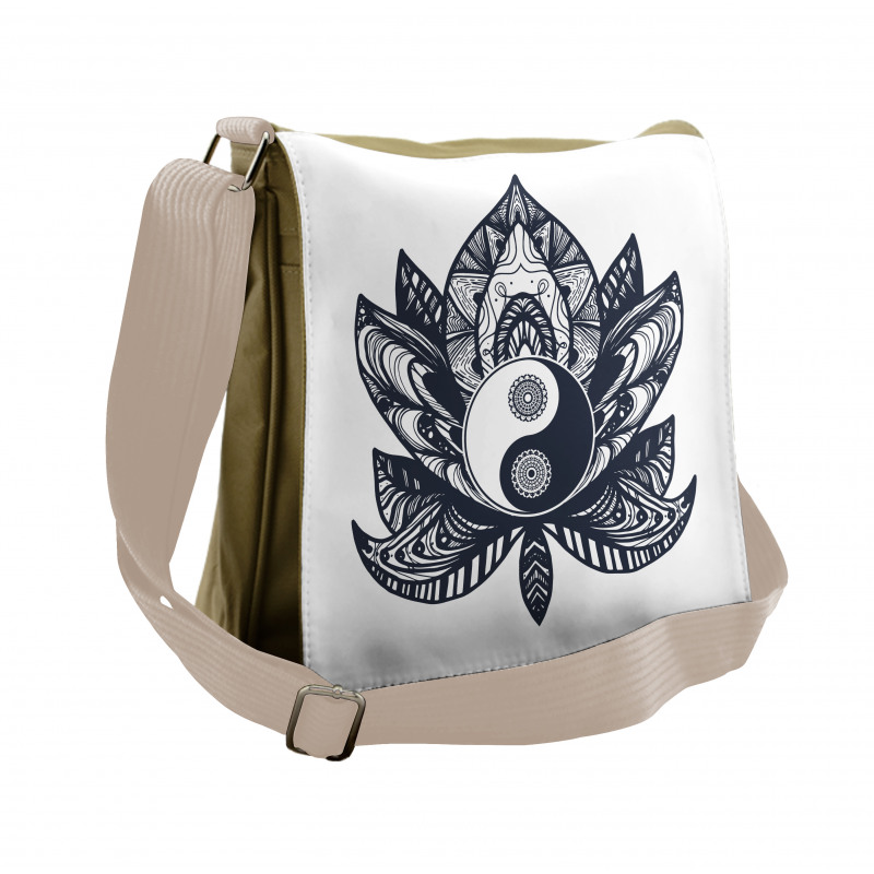 Lotus Leaf Spritiual Messenger Bag