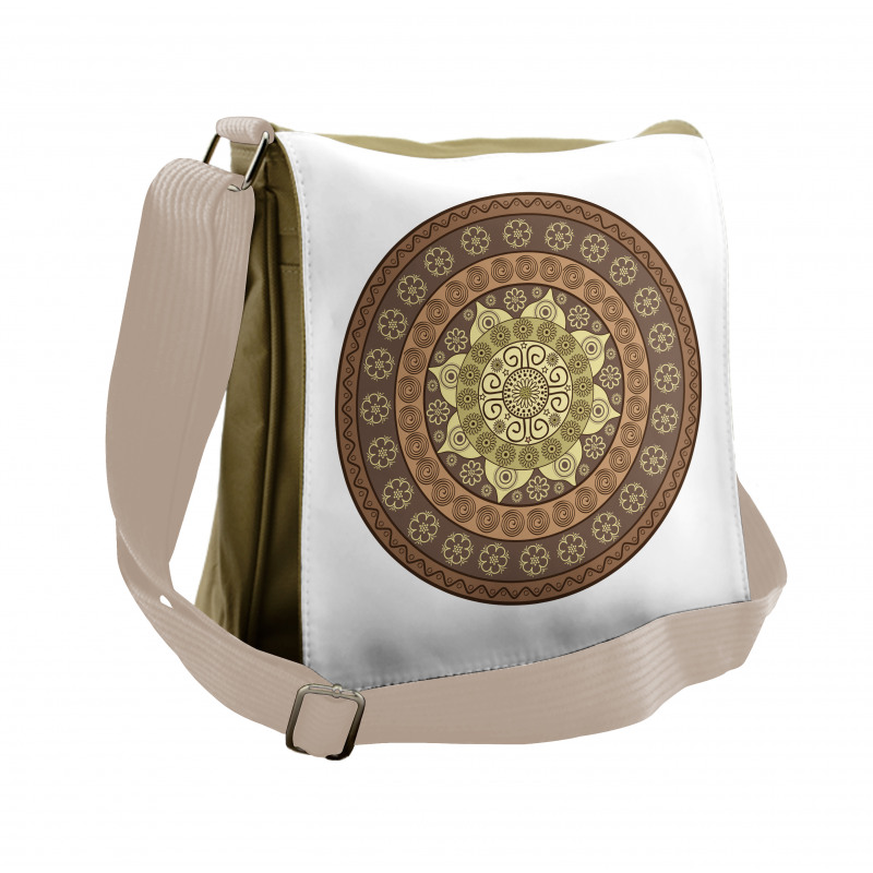 Simplistic Ornament Messenger Bag