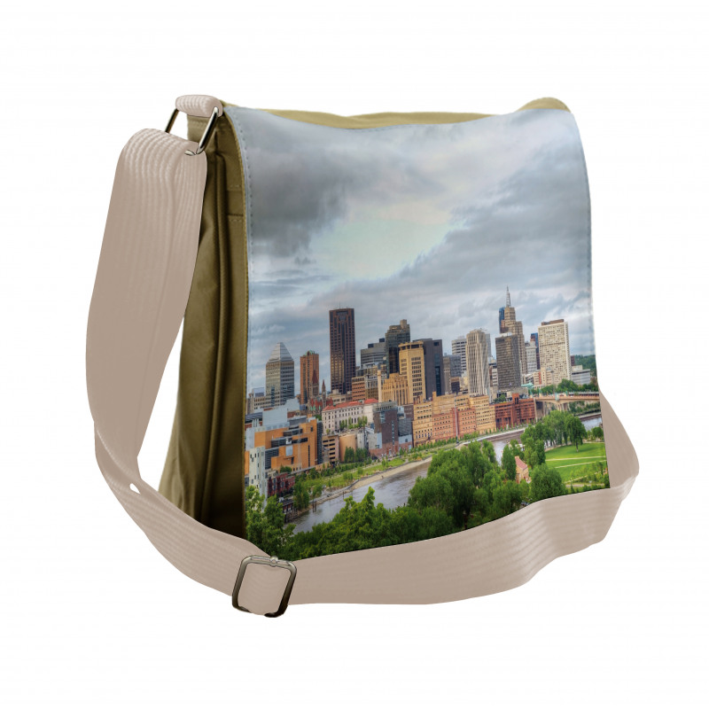 Downtown Saint Paul Messenger Bag