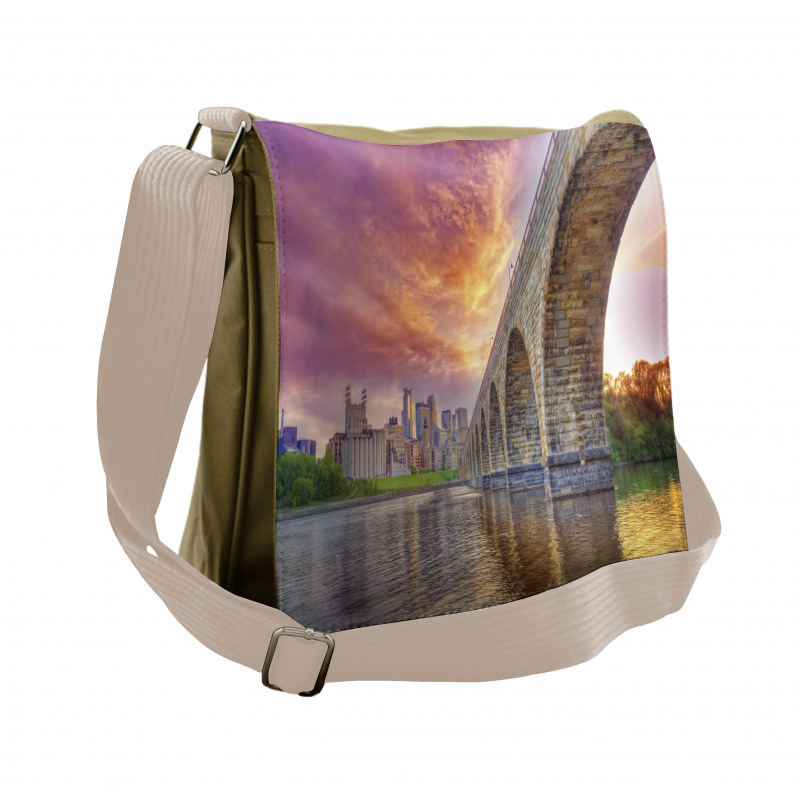 Stone Arch Bridge Messenger Bag