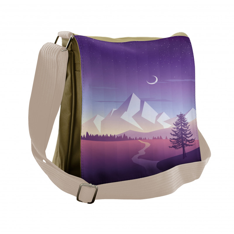 Mountain Scenery Messenger Bag