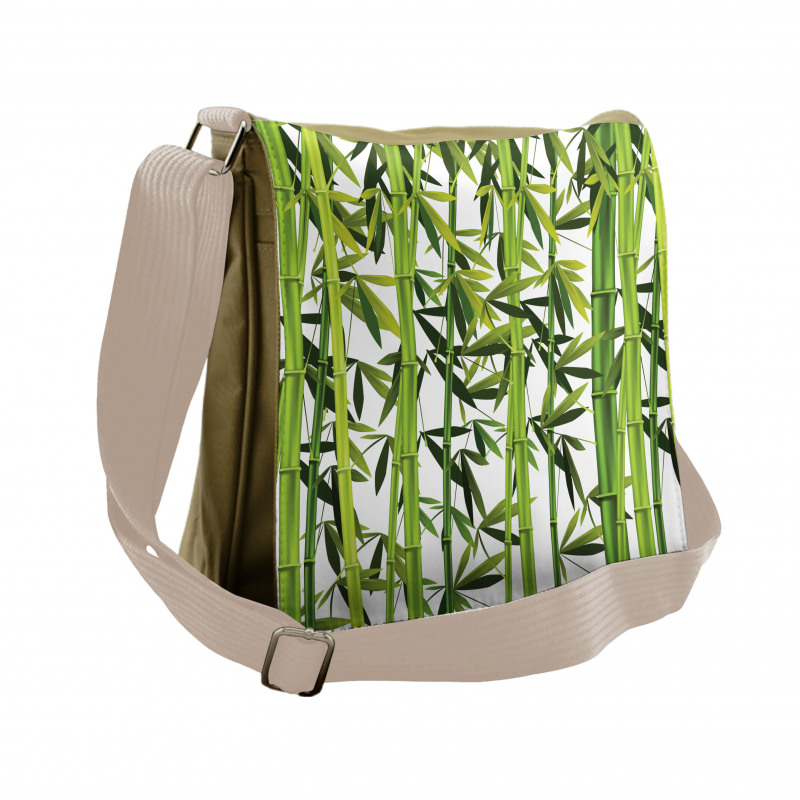 Fresh Green Plants Messenger Bag