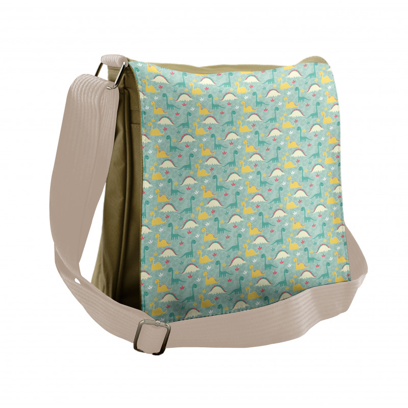 Childish Cartoon Messenger Bag