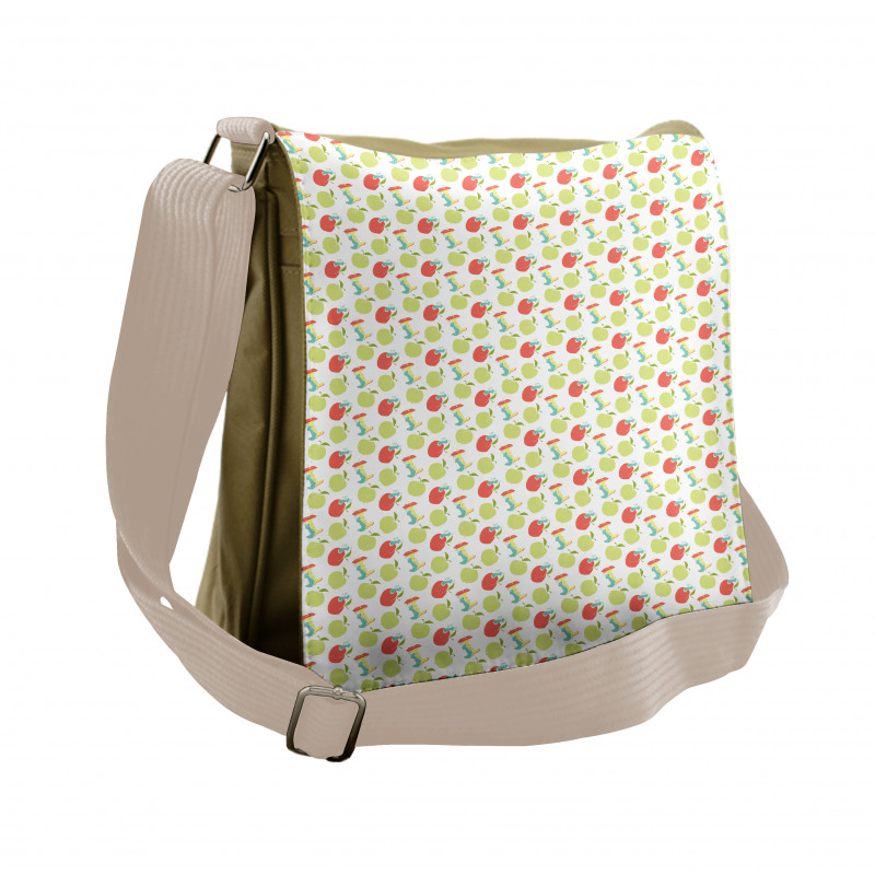 Animal and Apple Messenger Bag