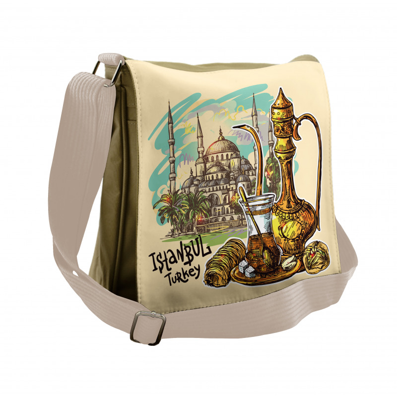 Teapot Sweets Turkish Messenger Bag