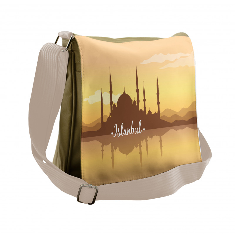 Panorama Sunset View Messenger Bag