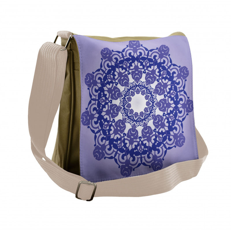 Retro Lacework Messenger Bag