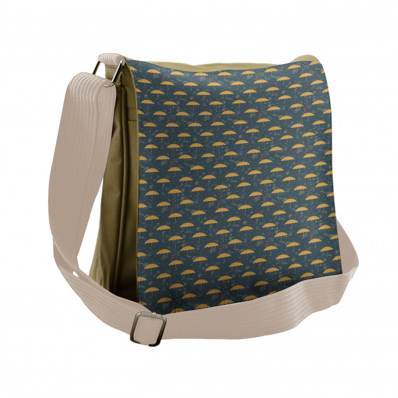 Crook Handle Umbrella Messenger Bag