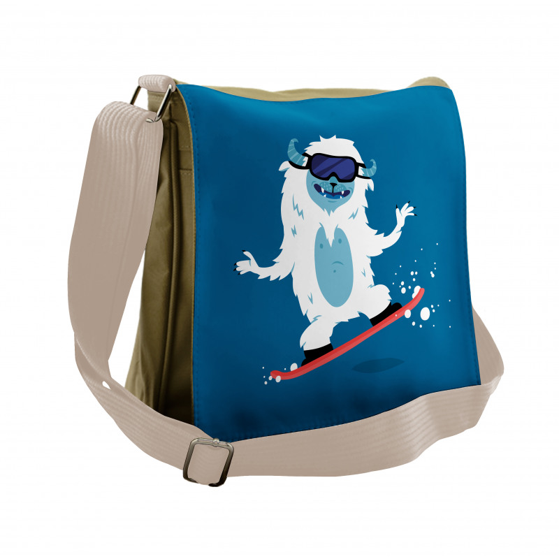 Yeti Snowboard Winter Messenger Bag