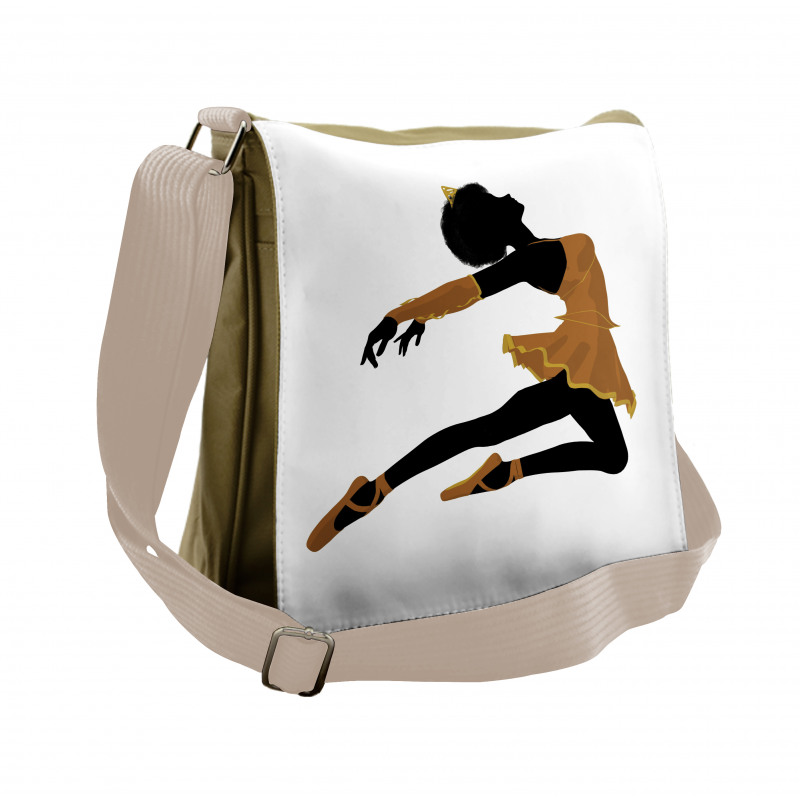 Ballerina Tutu Pointe Messenger Bag