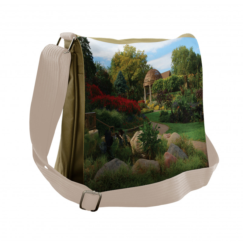 Gazebo Sunken Gardens Messenger Bag