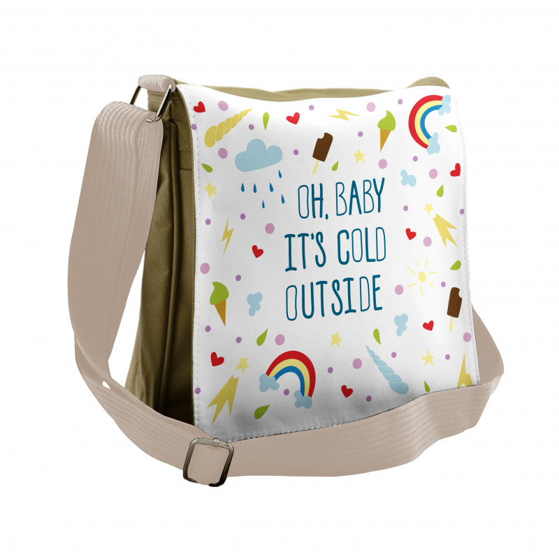 Summer Joke Colorful Messenger Bag