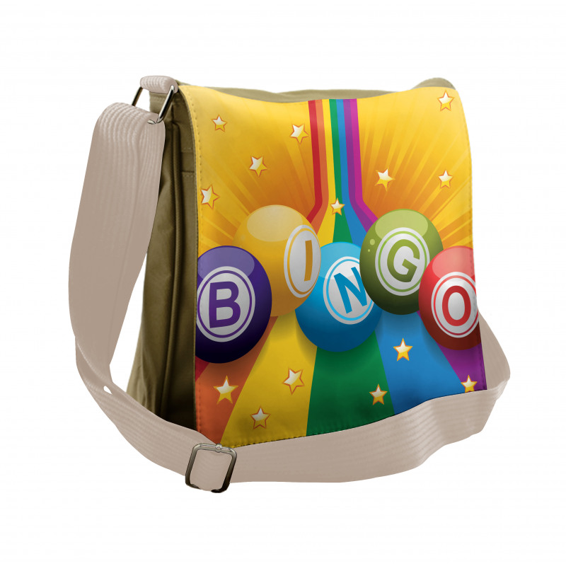 Colorful Balls Rainbow Messenger Bag