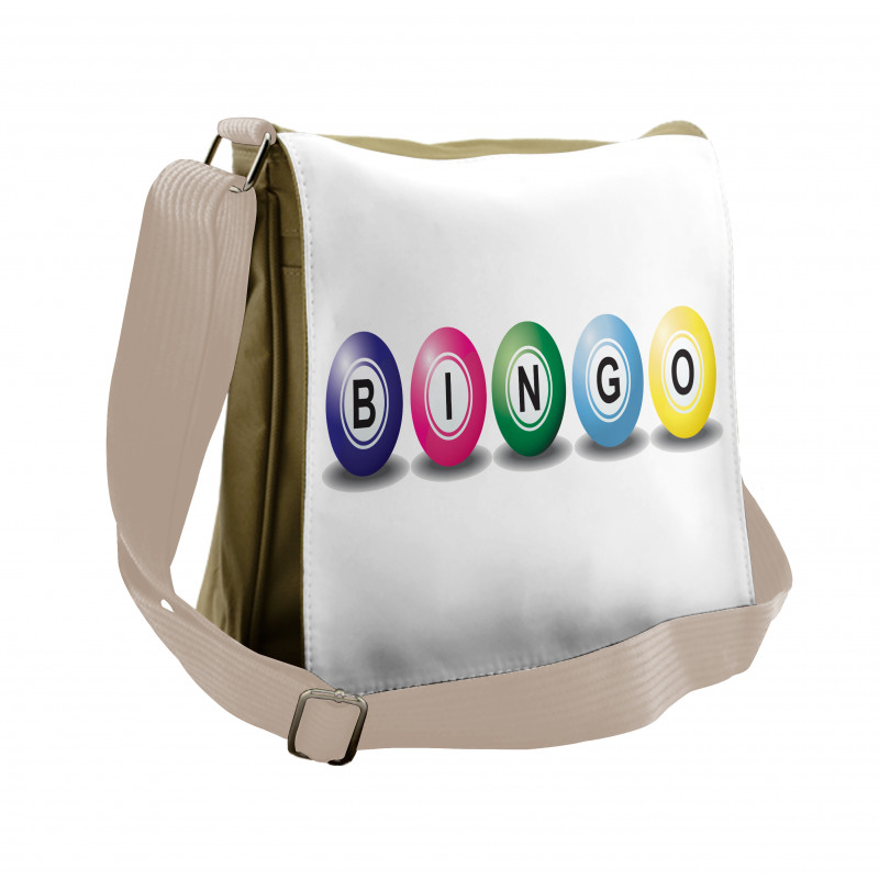 3D Style Colorful Balls Messenger Bag