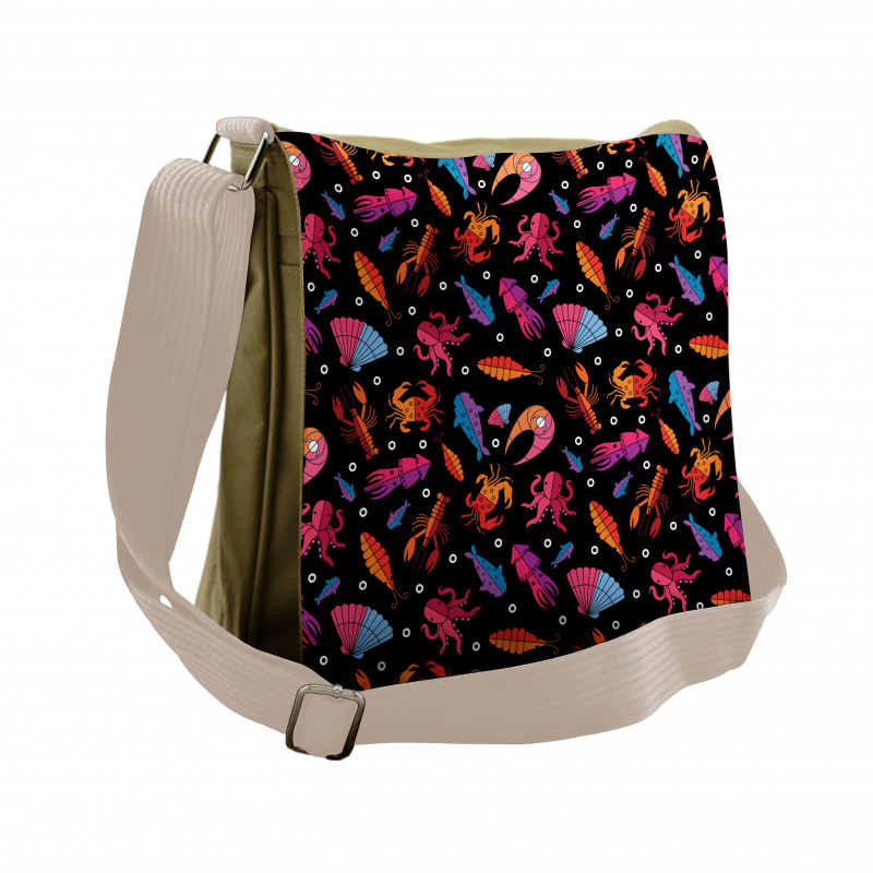 Wildlife Creatures Messenger Bag