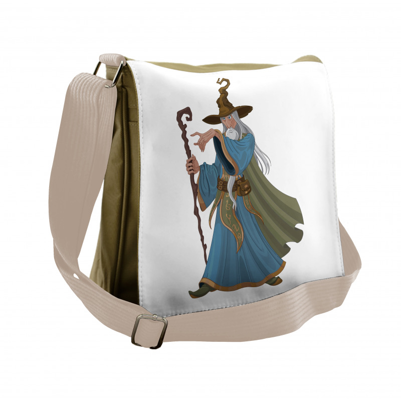 Strong Medieval Sorcerer Messenger Bag