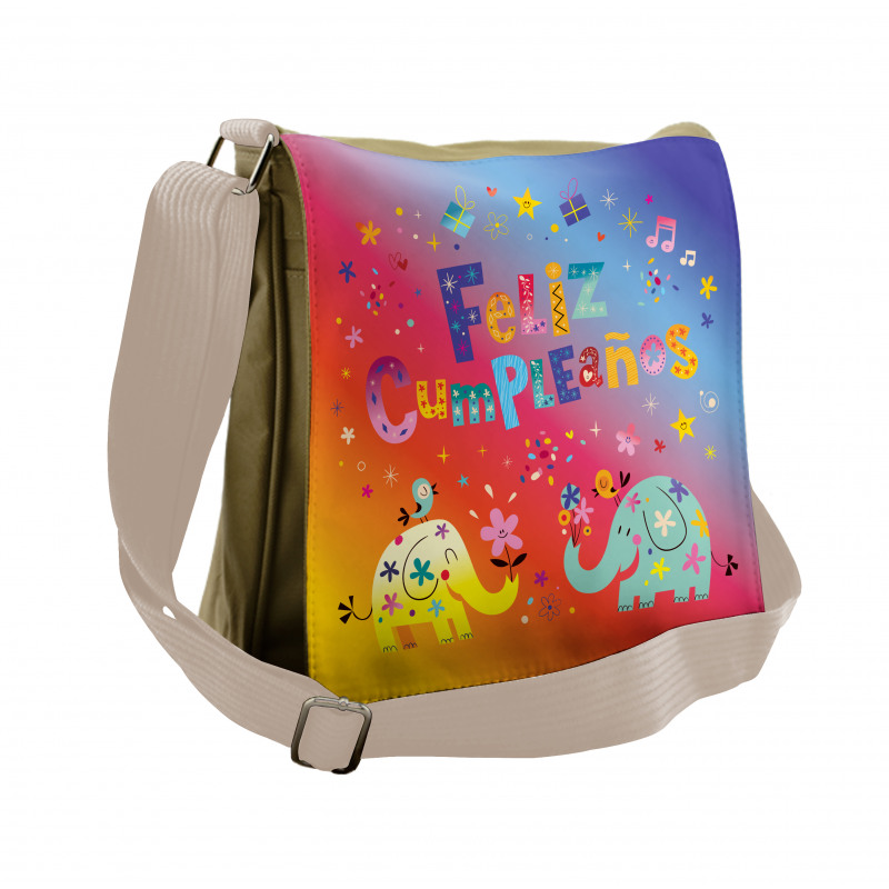 Feliz Cumpleanos Party Messenger Bag