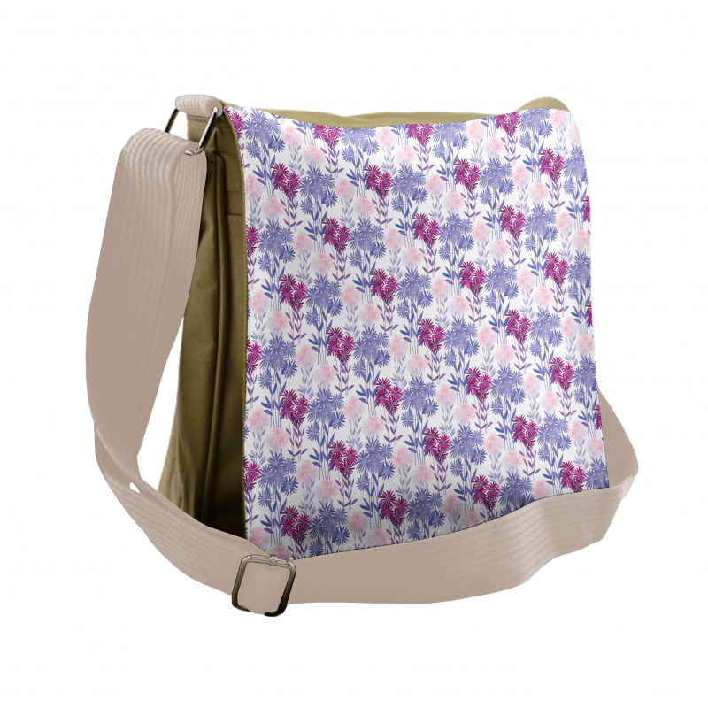 Botanical Field Yard Messenger Bag