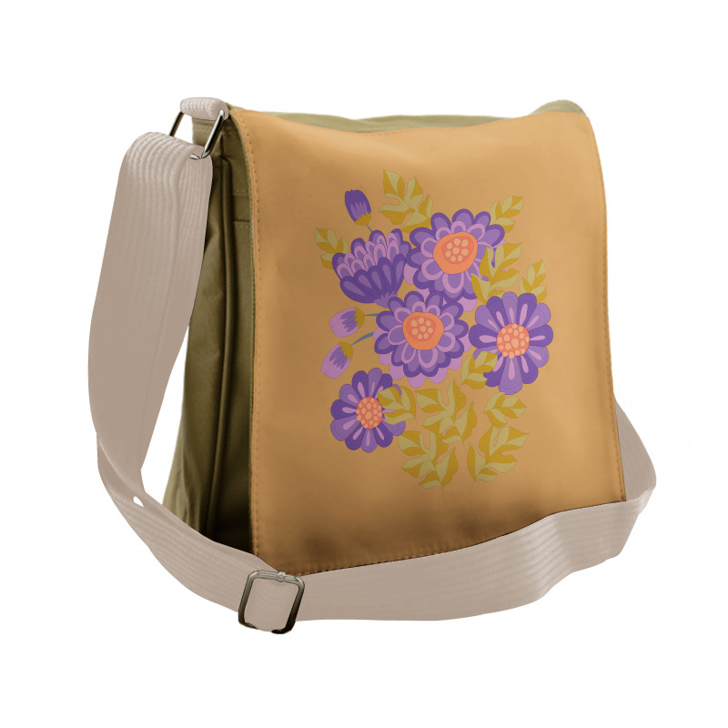 Bouquet of Fall Blossom Messenger Bag