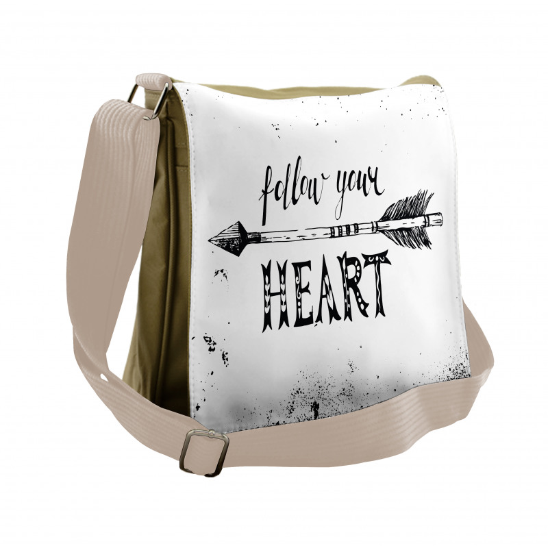 Follow Your Heart Messenger Bag