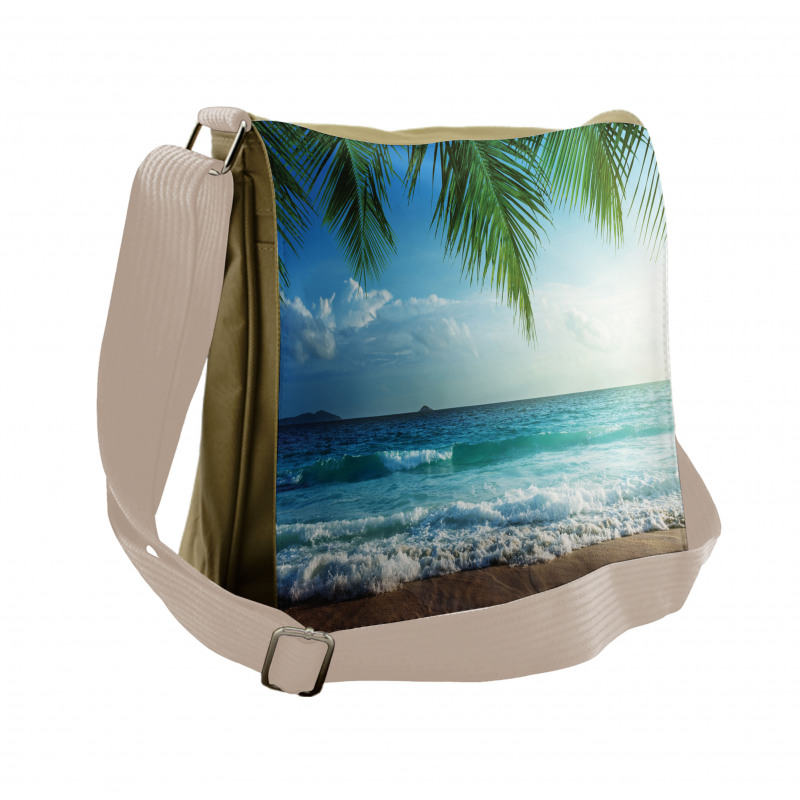 Palms Tropical Island Messenger Bag