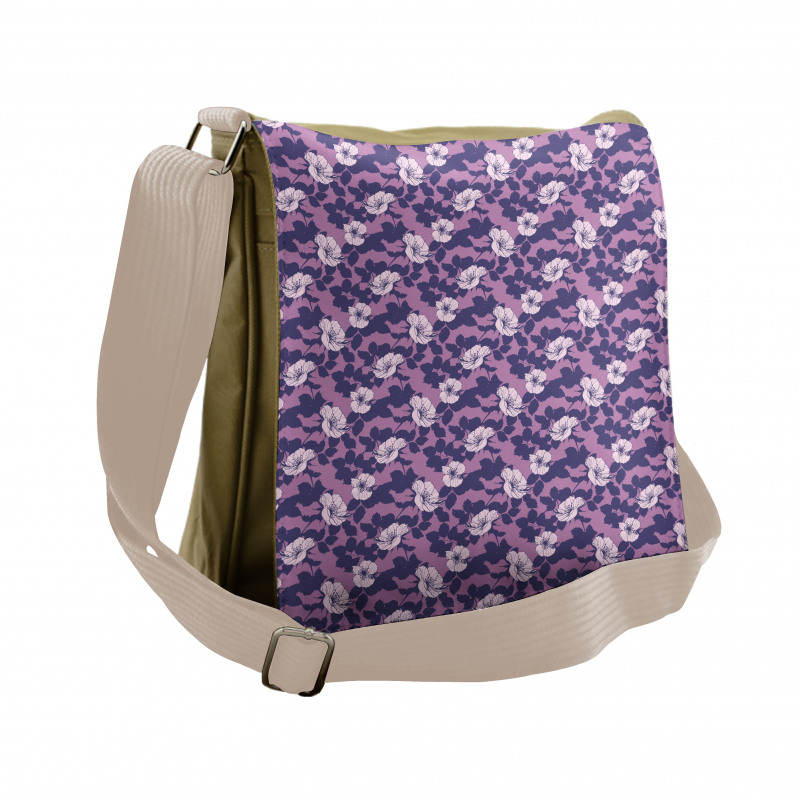 Nostalgic Botanical Messenger Bag