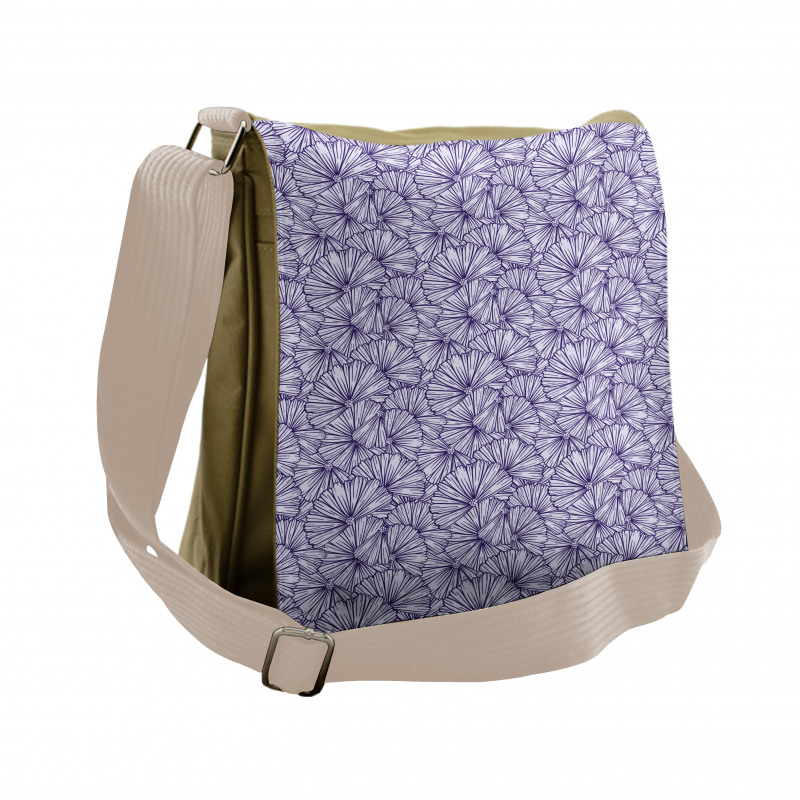 Delicate Flower Bouquet Messenger Bag