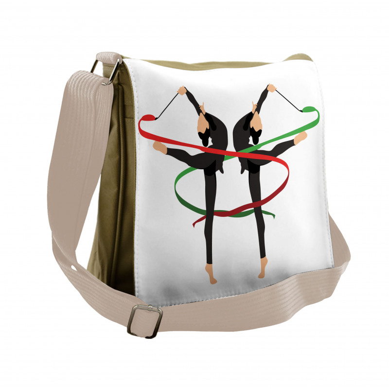 Olympic Sports Theme Messenger Bag