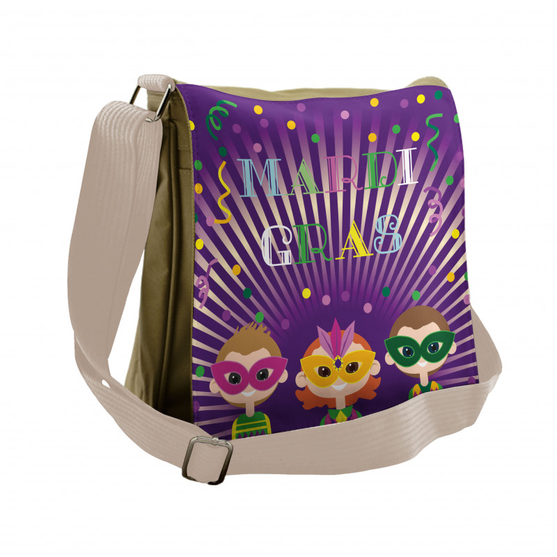 Fat Tuesday Party Messenger Bag