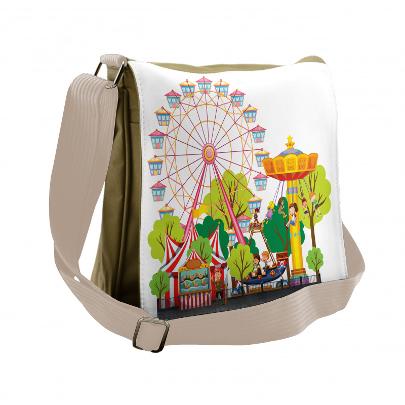 Carnival Tents Messenger Bag