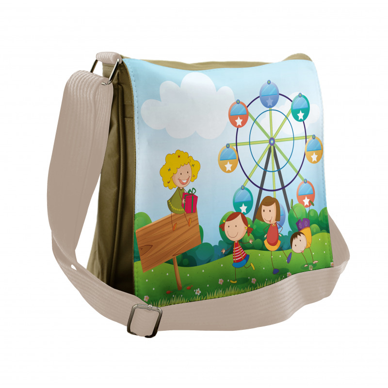 Doodle Kids Play Messenger Bag