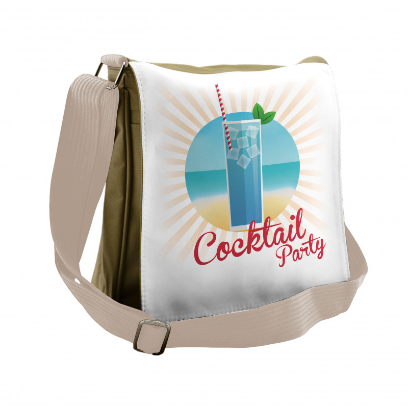 Beach Cocktail Party Messenger Bag