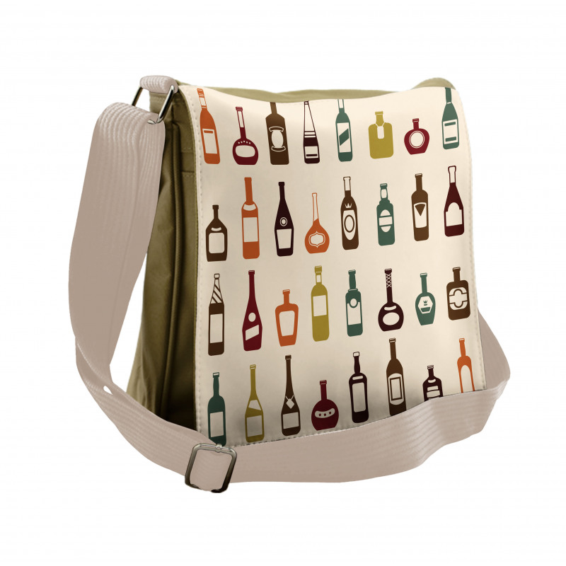 Alcoholic Strong Drinks Messenger Bag