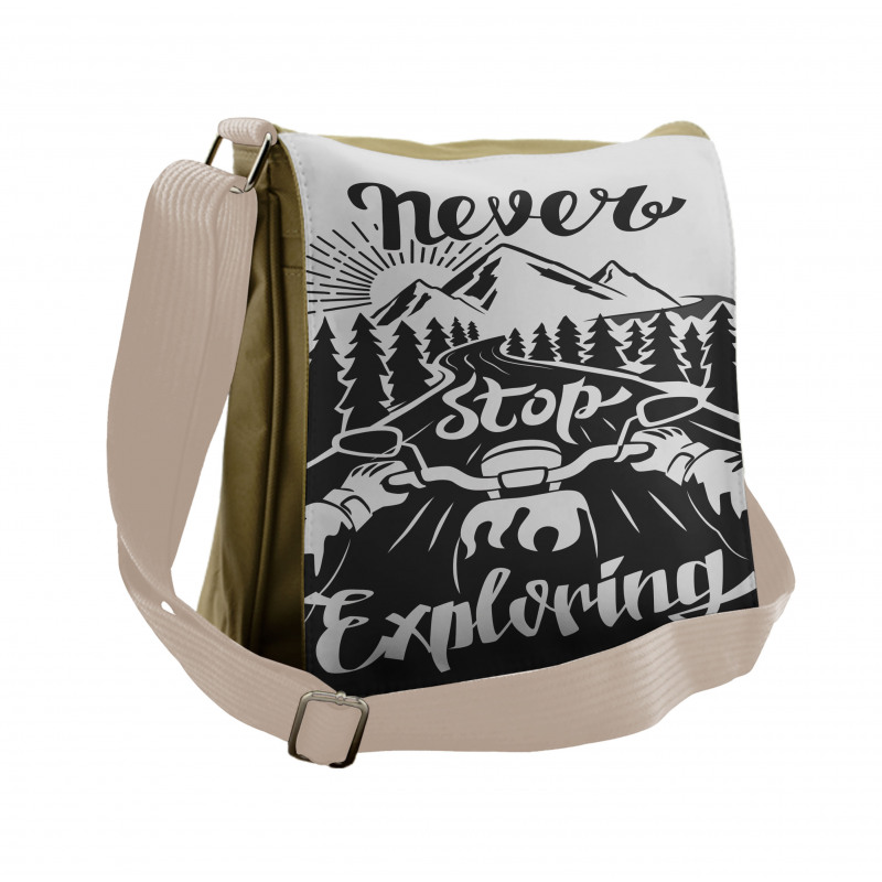 Road to the Mountains Messenger Bag