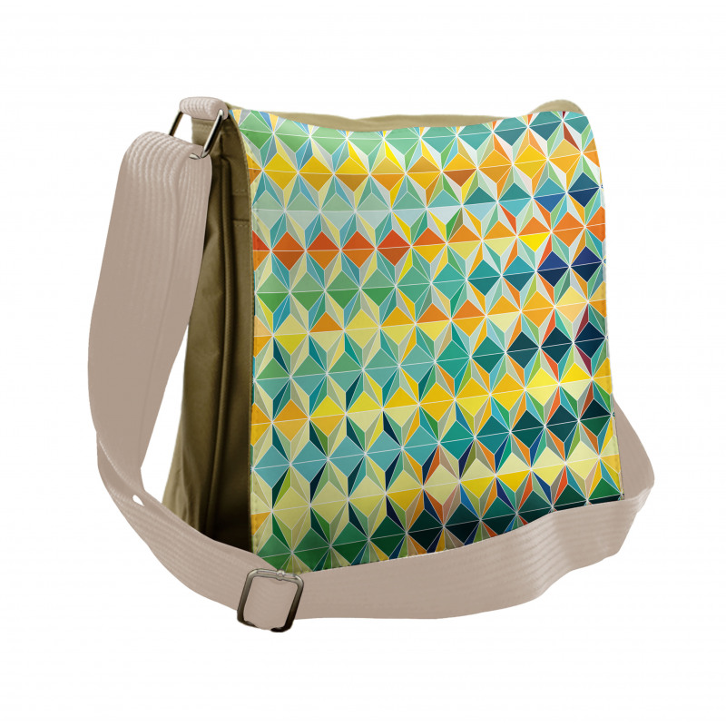 Futuristic Vibrant Design Messenger Bag