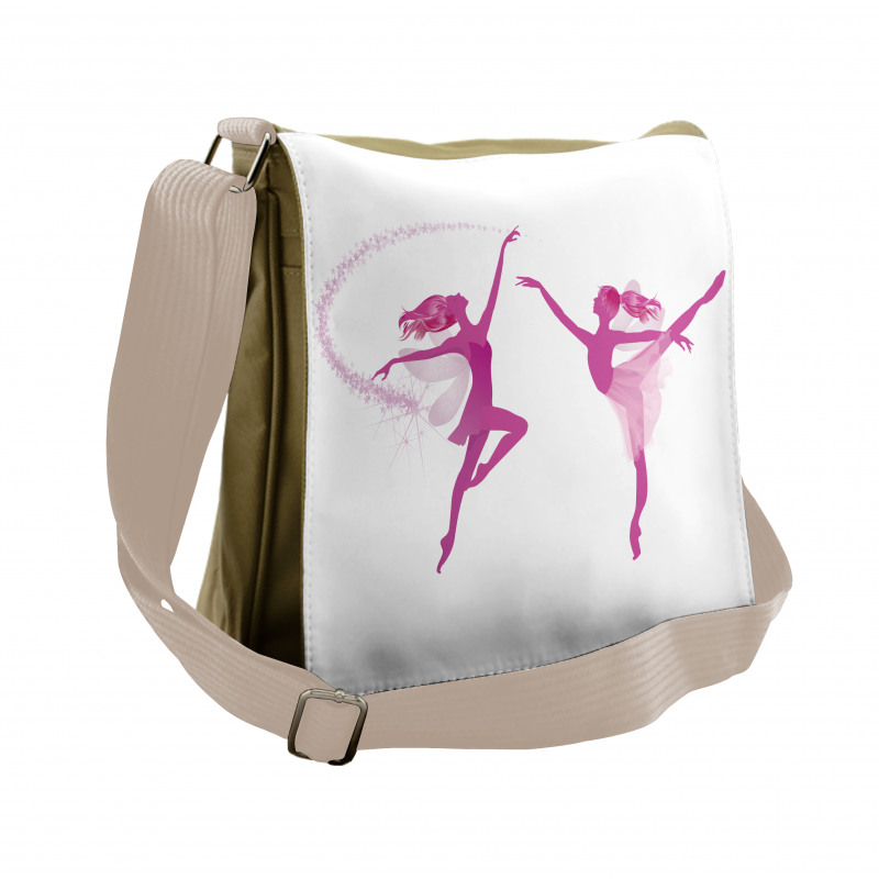 Ballerina Fairies Dancing Messenger Bag