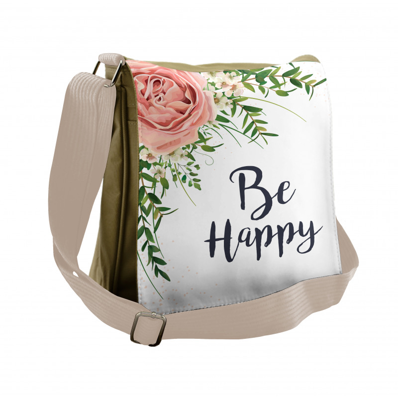 Romantic Bouquet Messenger Bag