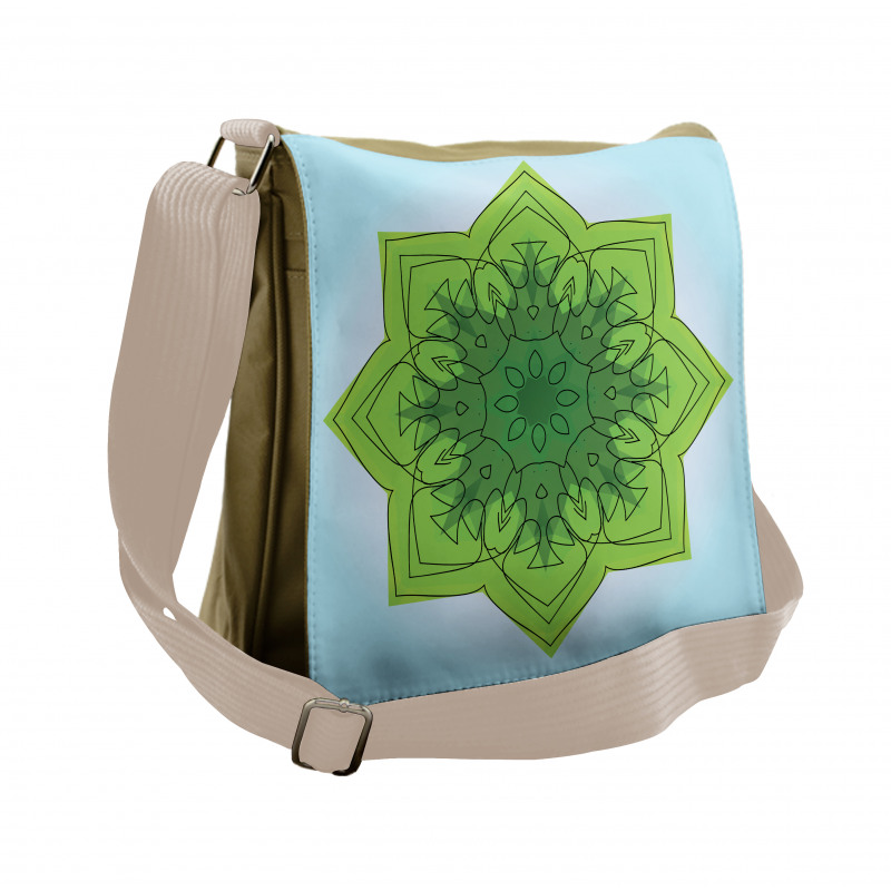 Sketch Flower Messenger Bag