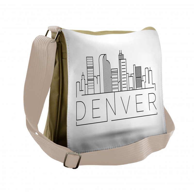 Modern Design Apartments Messenger Bag