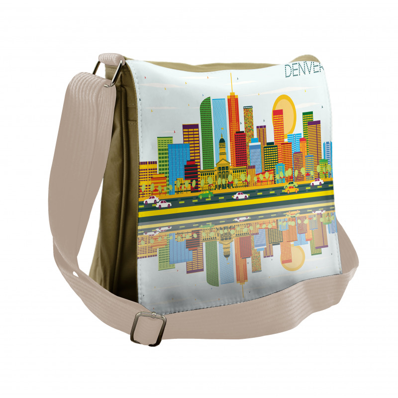 Denver Skyline Old Town Messenger Bag