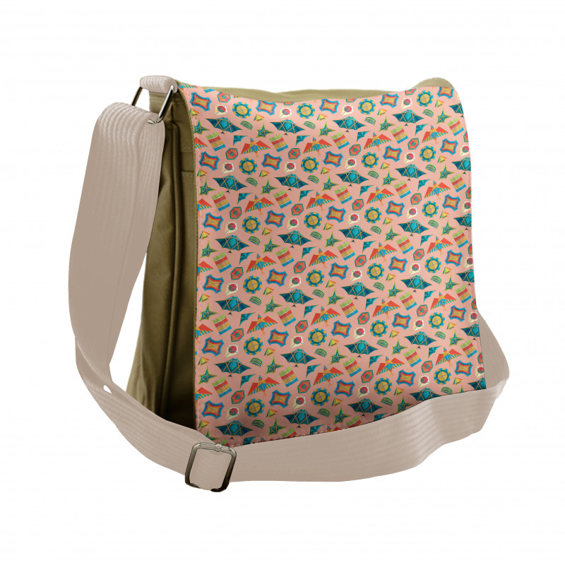 East Culture Motifs Messenger Bag