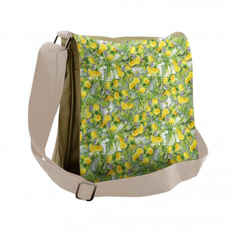 Pile of Chrysanthemum Buds Messenger Bag