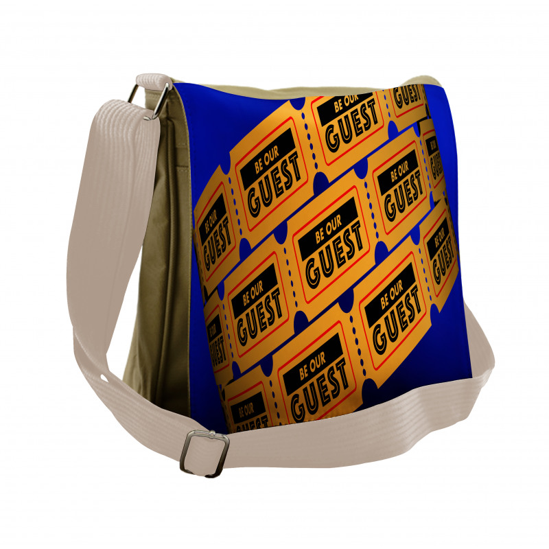 Event Theatre Tickets Messenger Bag