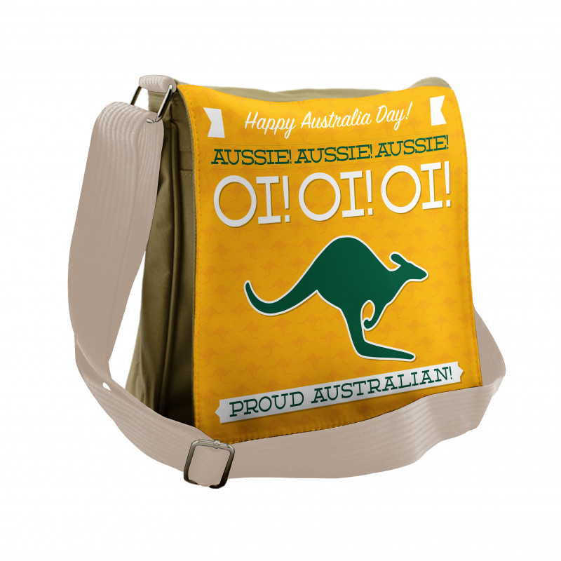 Kangaroo Animal Messenger Bag